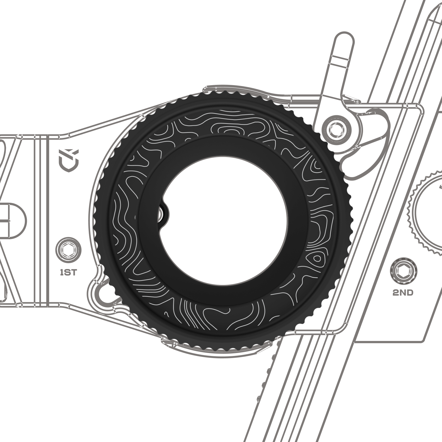 PRÜF VOID™ Dial Wheel - Black Topo