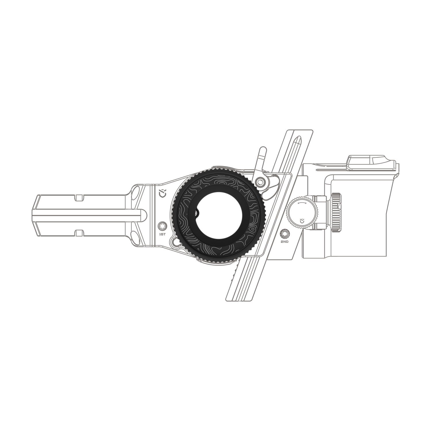 PRÜF VOID™ Dial Wheel - Black Topo