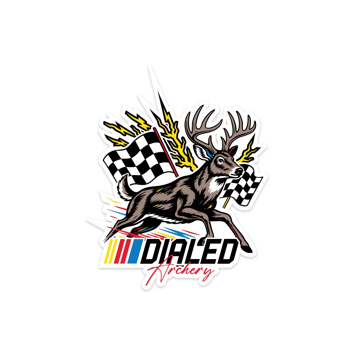 Deertona Buck Sticker