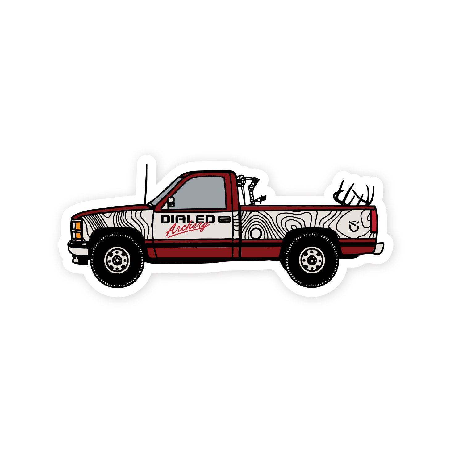 Buckerado Sticker
