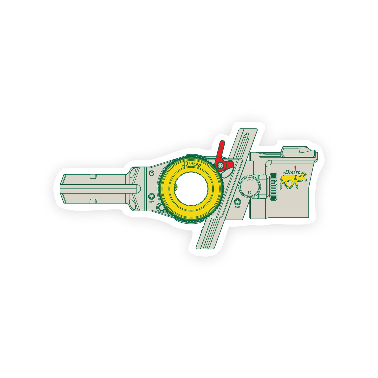 Green Jacket PRÜF Sticker