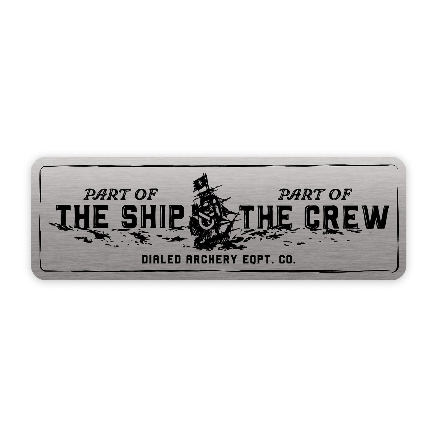 Dialed Crew Sticker